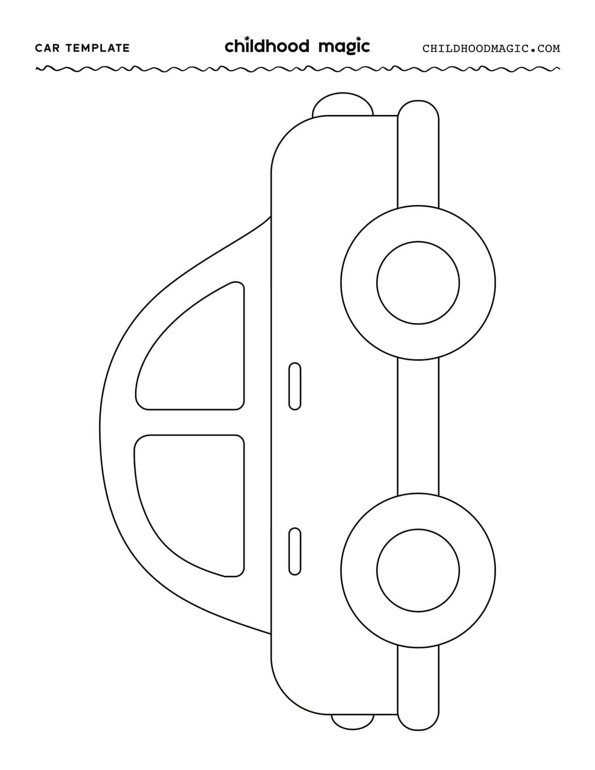 Car Template Free Printable