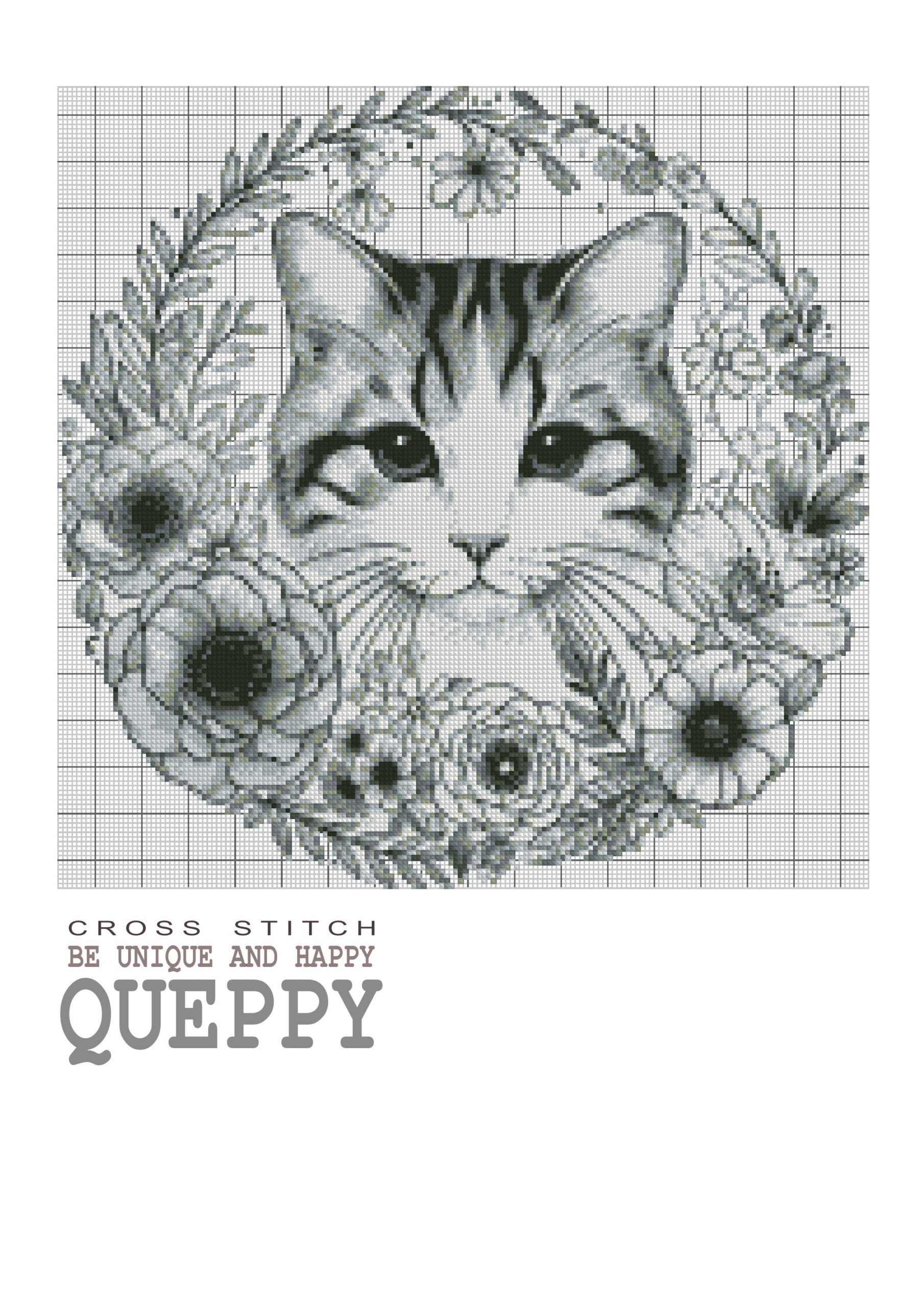 Cat Free Cross Stitch Pattern