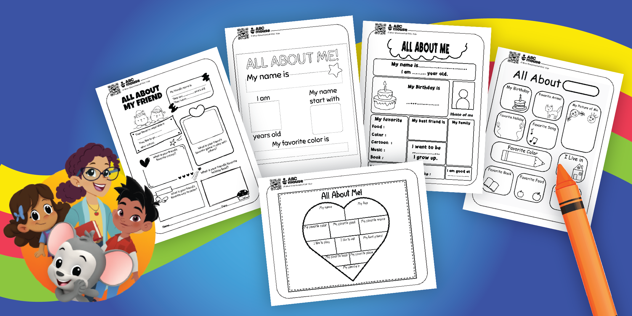 abc mouse free printables