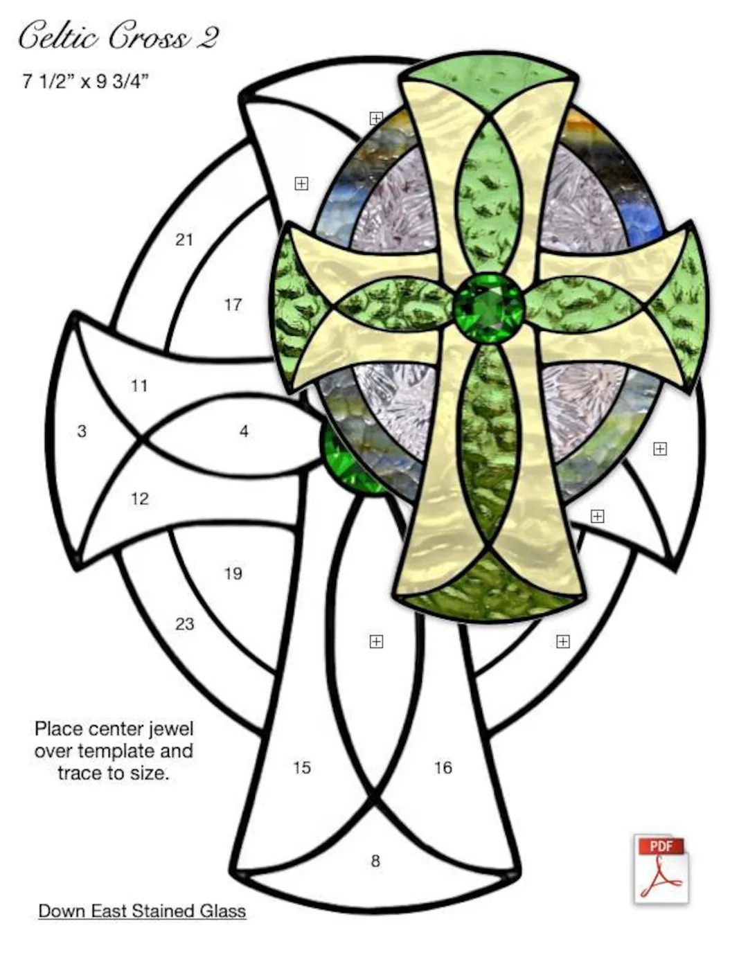Celtic Cross Stained Glass Pattern Pdf