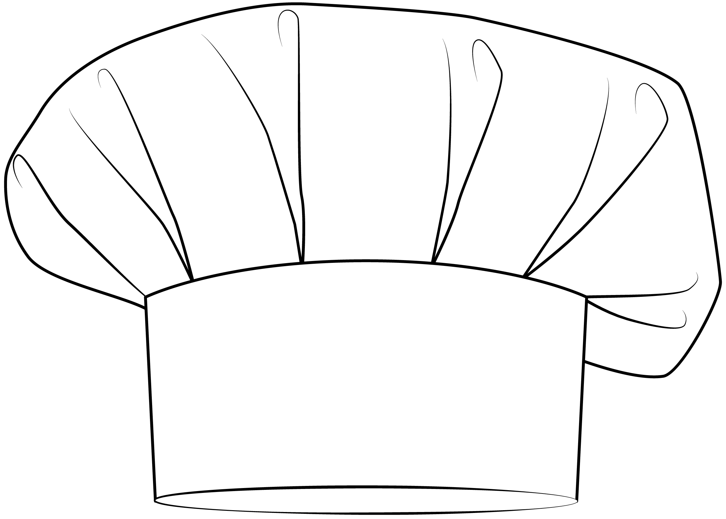 Chef Hat Printable Template