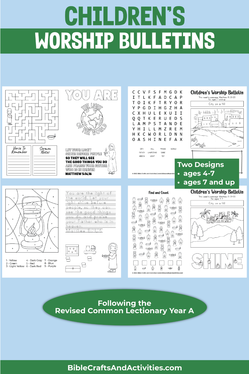 Childrens Bulletins And Activity Pages