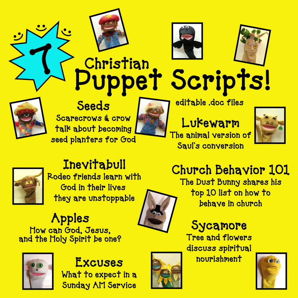 Christian Puppet Scripts 7 Puppet Skits