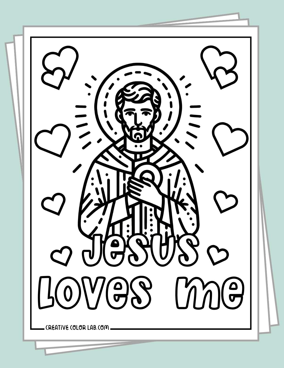 Christian Valentine Coloring Pages Christian Valentine Coloring Pages