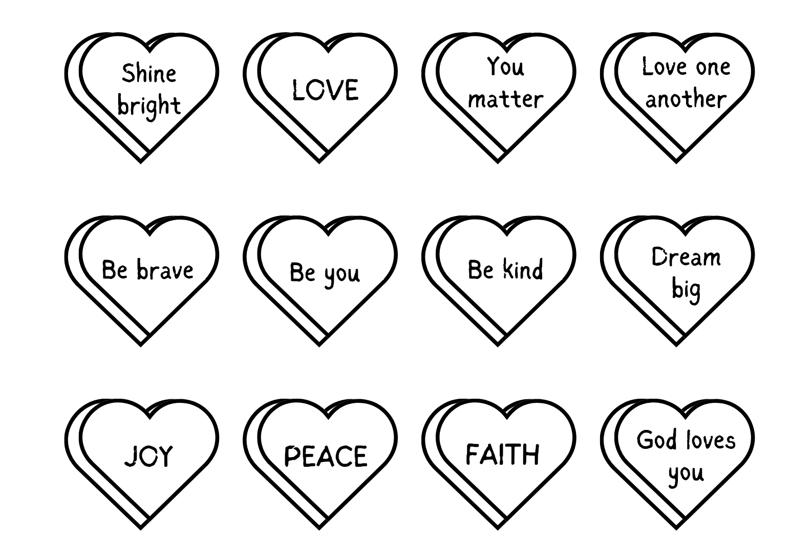 Christian Valentine Coloring Pages Christian Valentine Coloring Pages