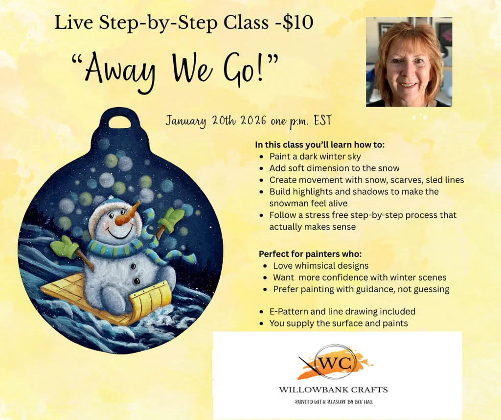 Christmas And Winter Tole Painting Patterns