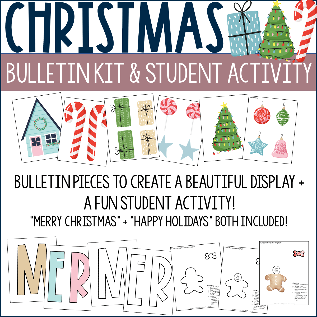 Christmas Bulletin Board Kit
