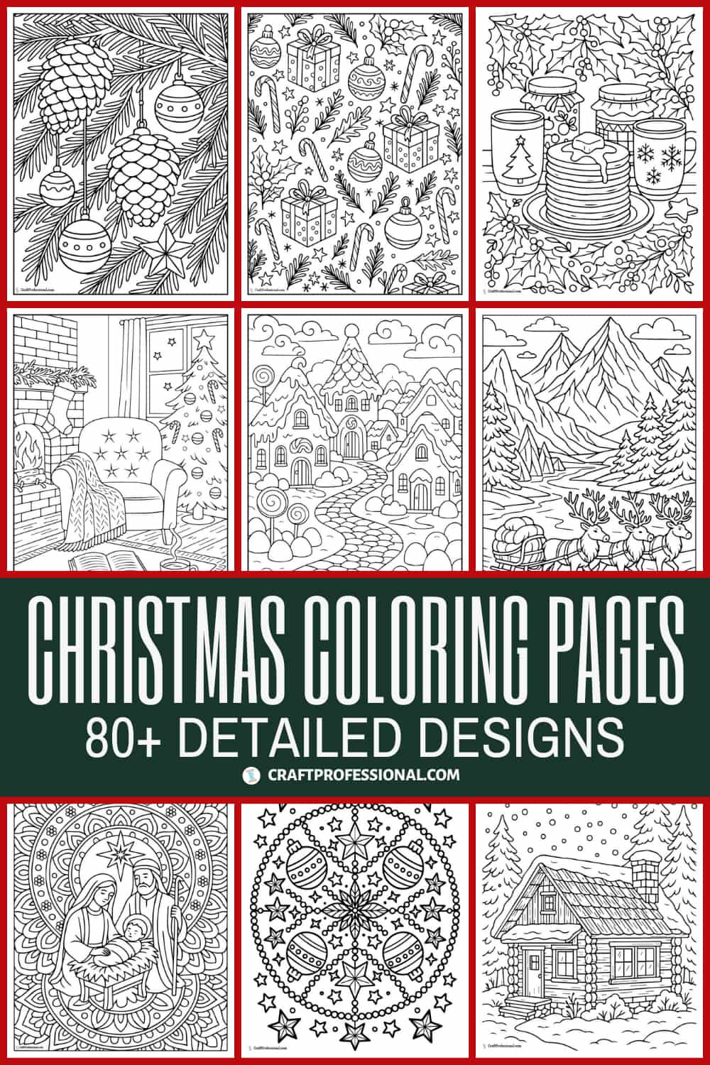 Christmas Coloring Pages For Adults