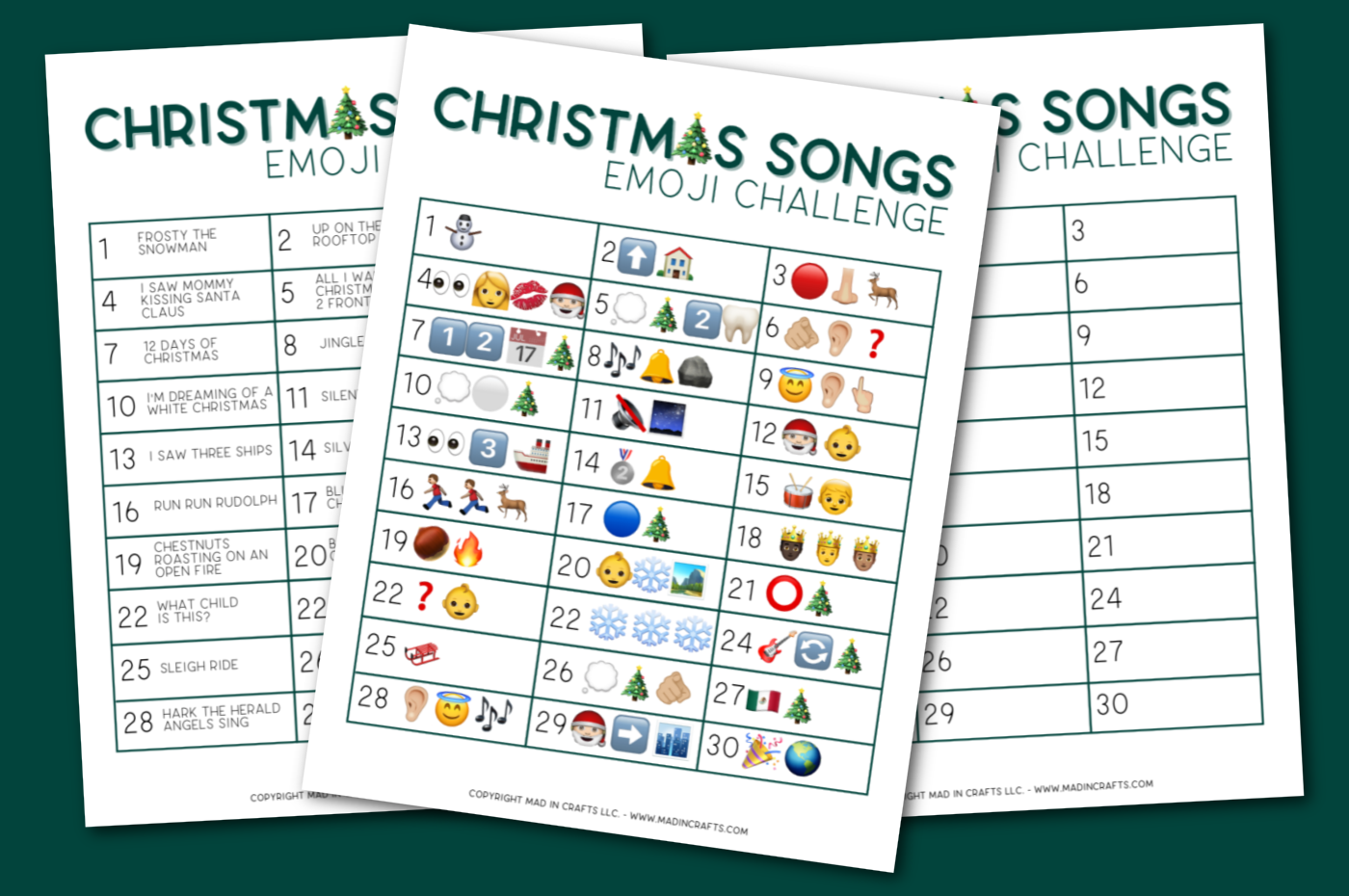 Christmas Game Christmas Songs By Emoji