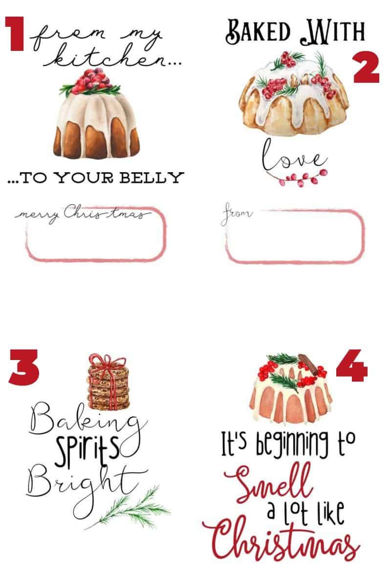 Christmas Gift Tags For Diy Gifts