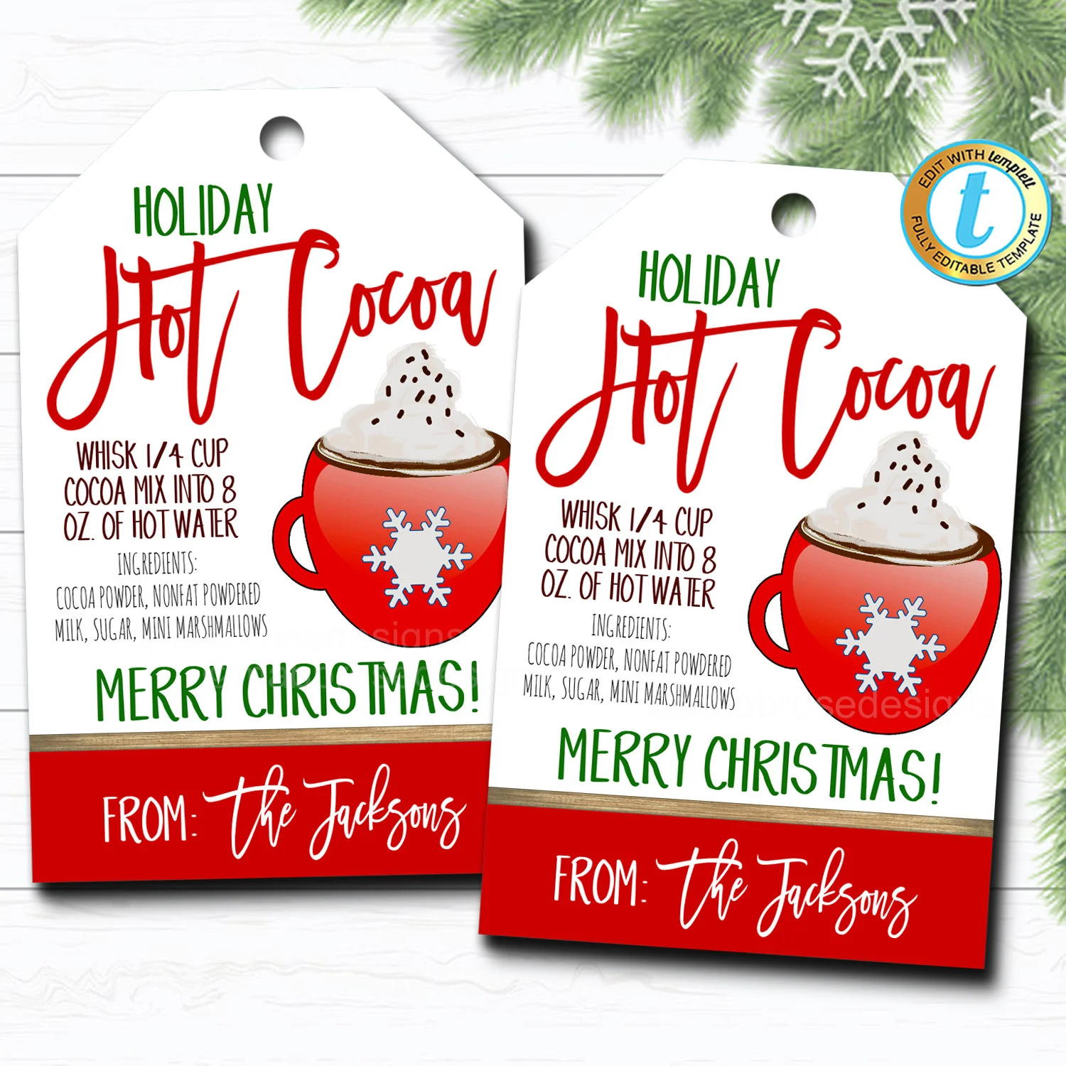 free printable christmas hot chocolate labels free printable christmas hot chocolate labels