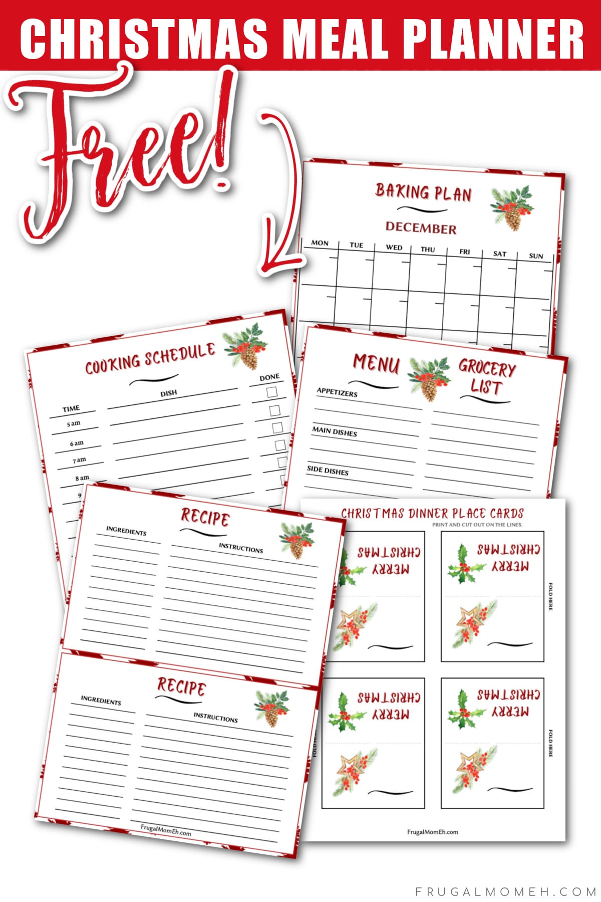 Christmas Meal Planner