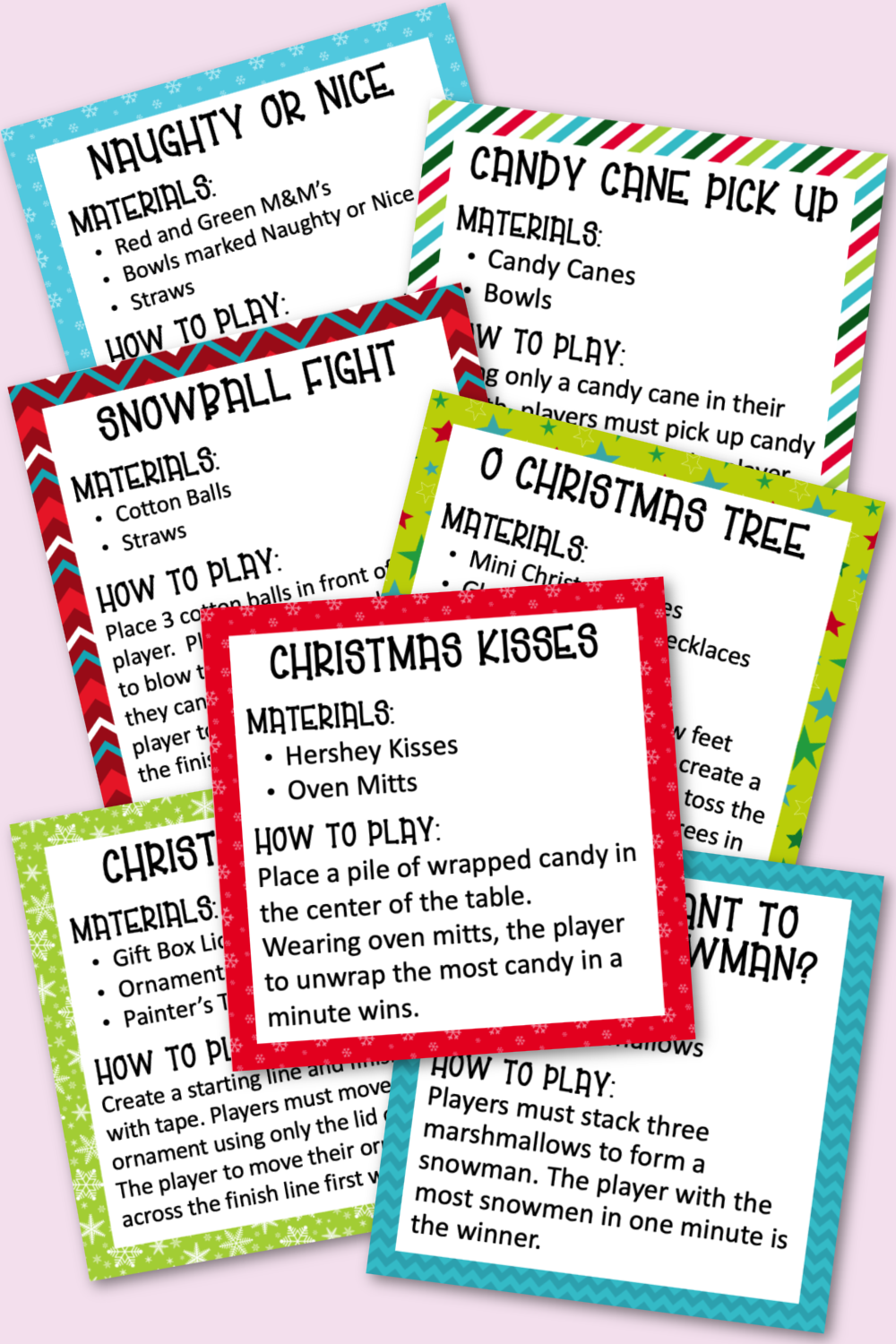 Christmas Minute To Win It Games For The Entire Family