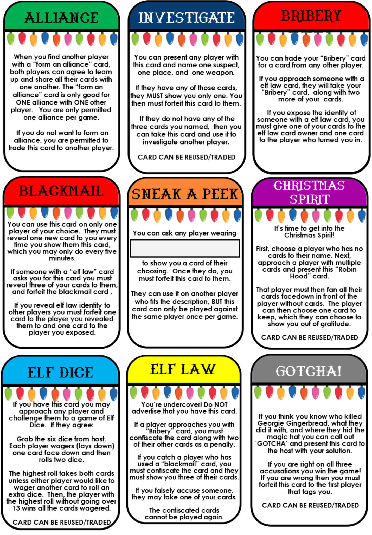 murder mystery party free printables