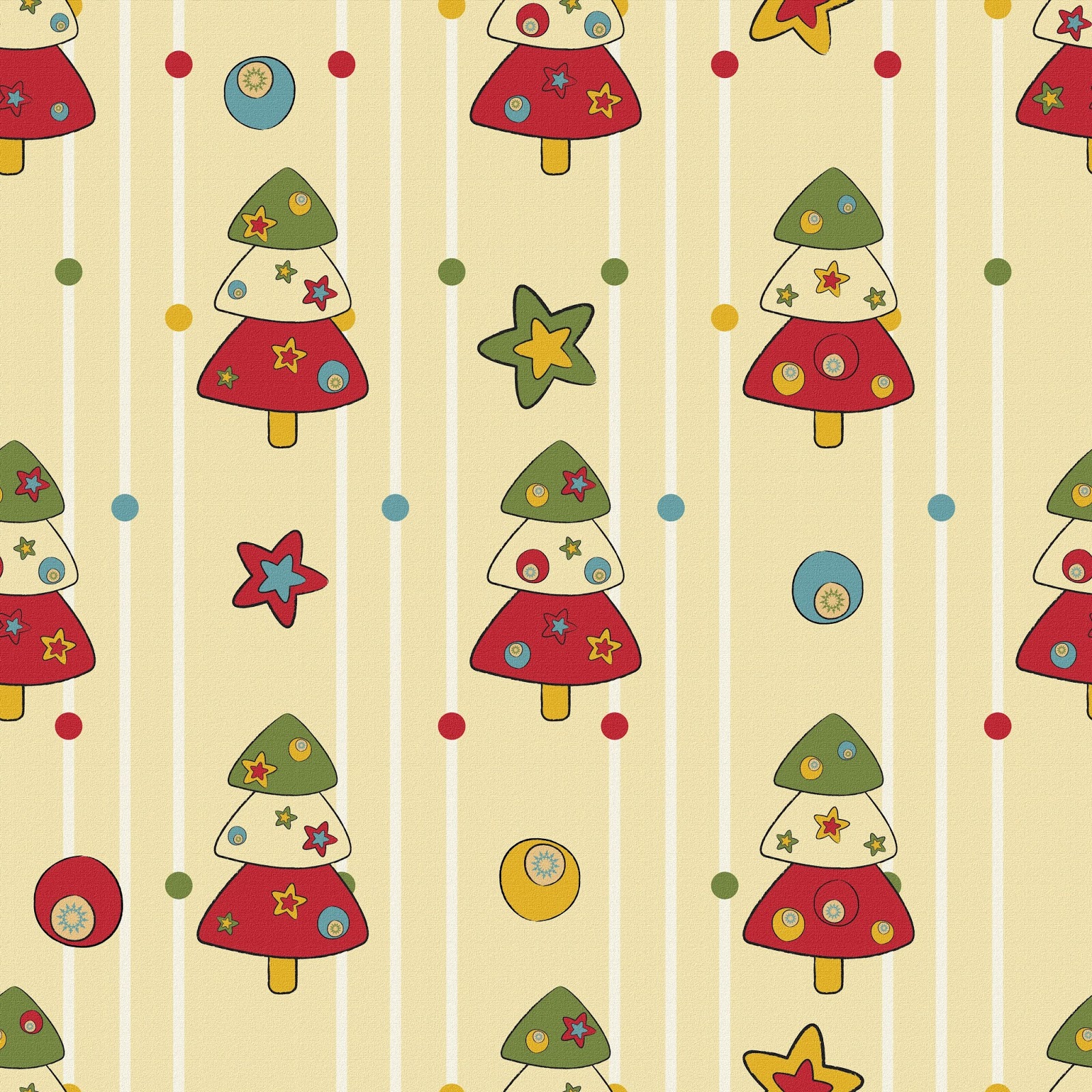 Christmas With Trees Free Printable