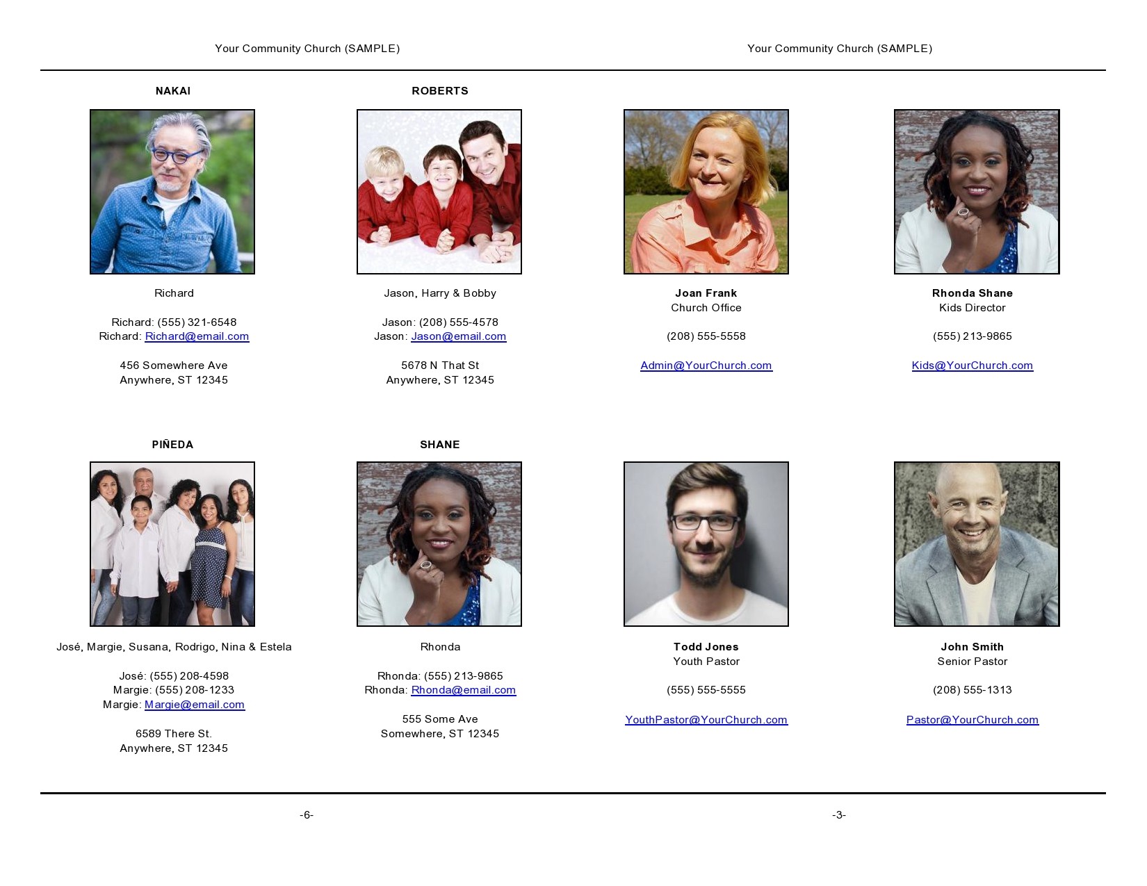 Church Directory