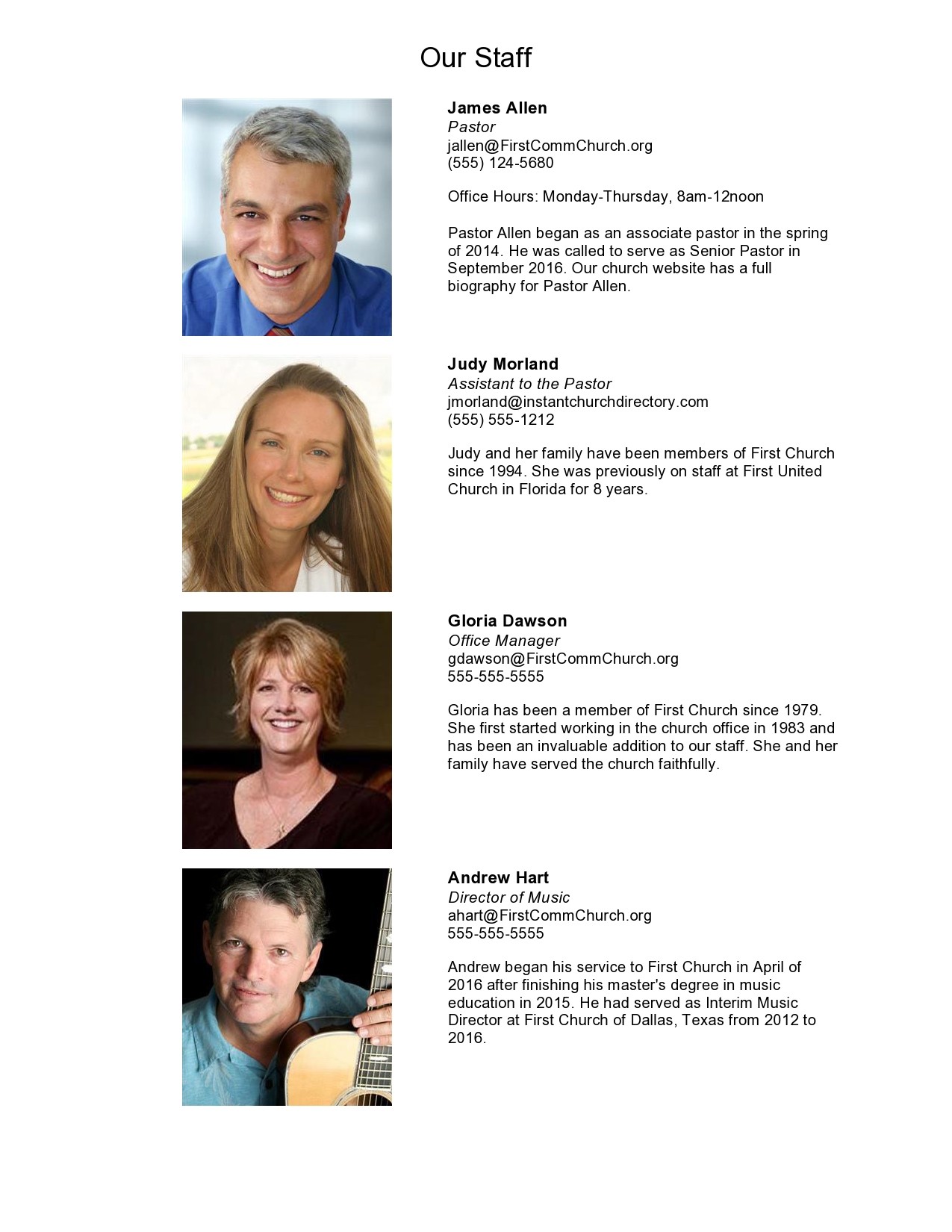 Church Directory