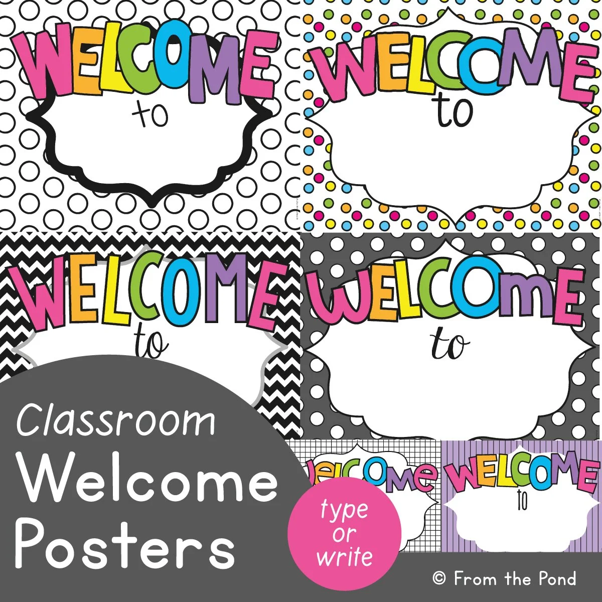 Classroom Welcome Displays