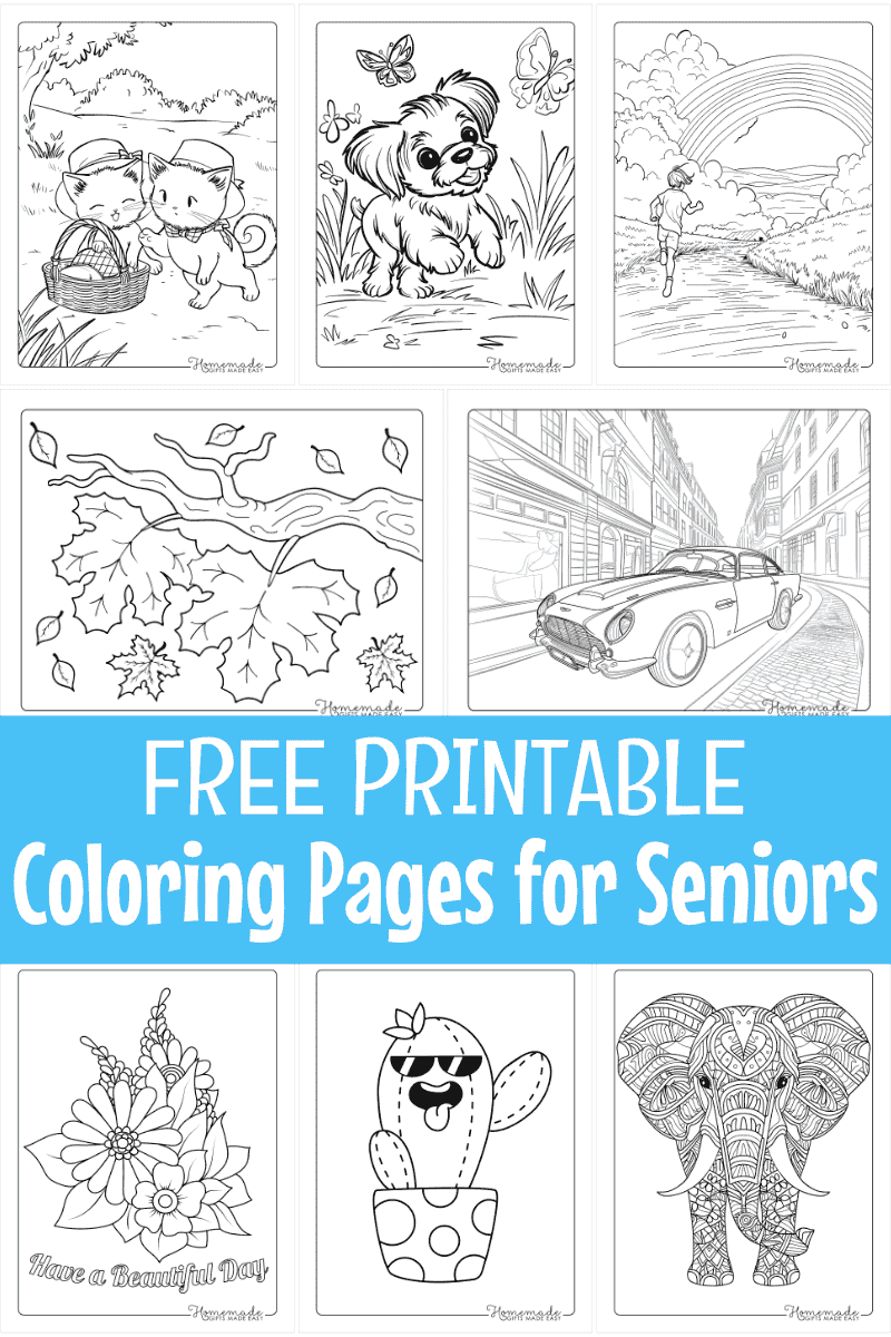 Coloring Pages For Seniors