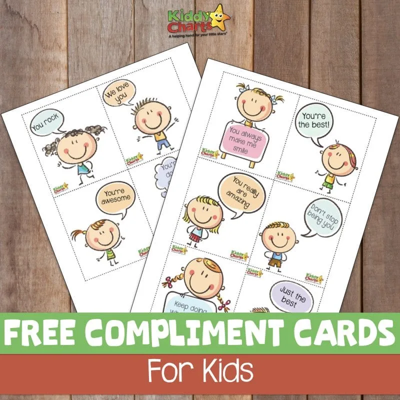 Compliment Cards For Kids