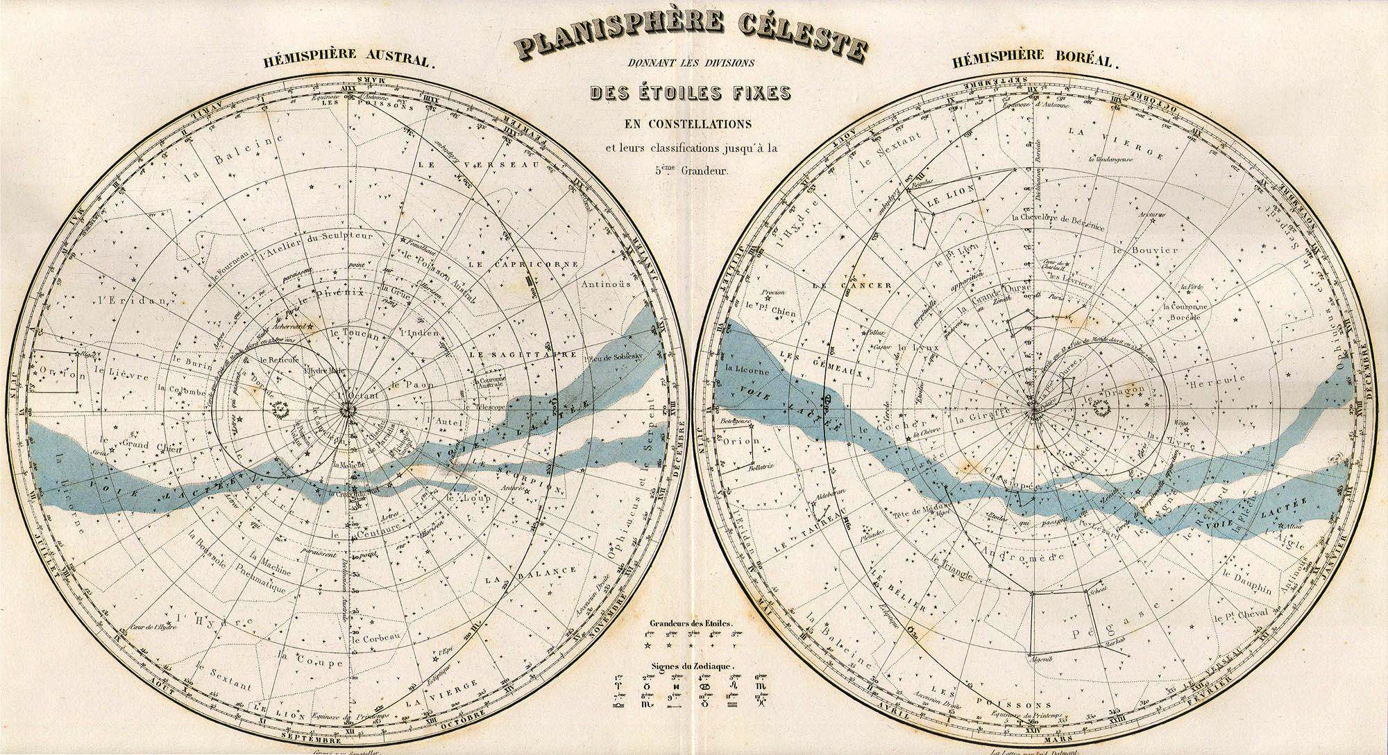 Constellation Map Posters