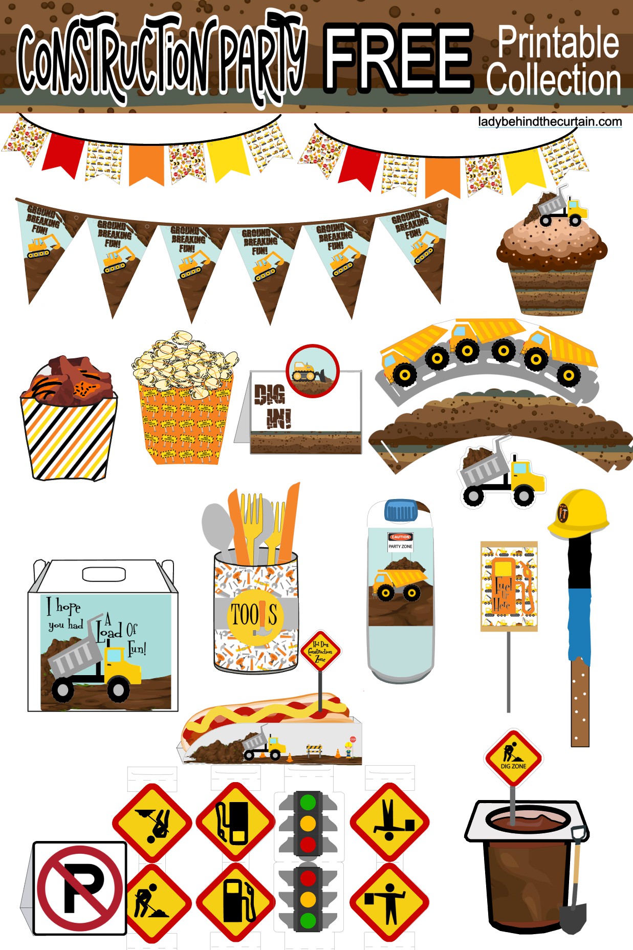 free printable construction signs free printable construction signs