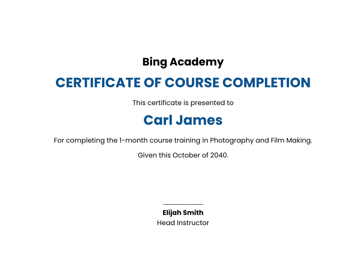 Course