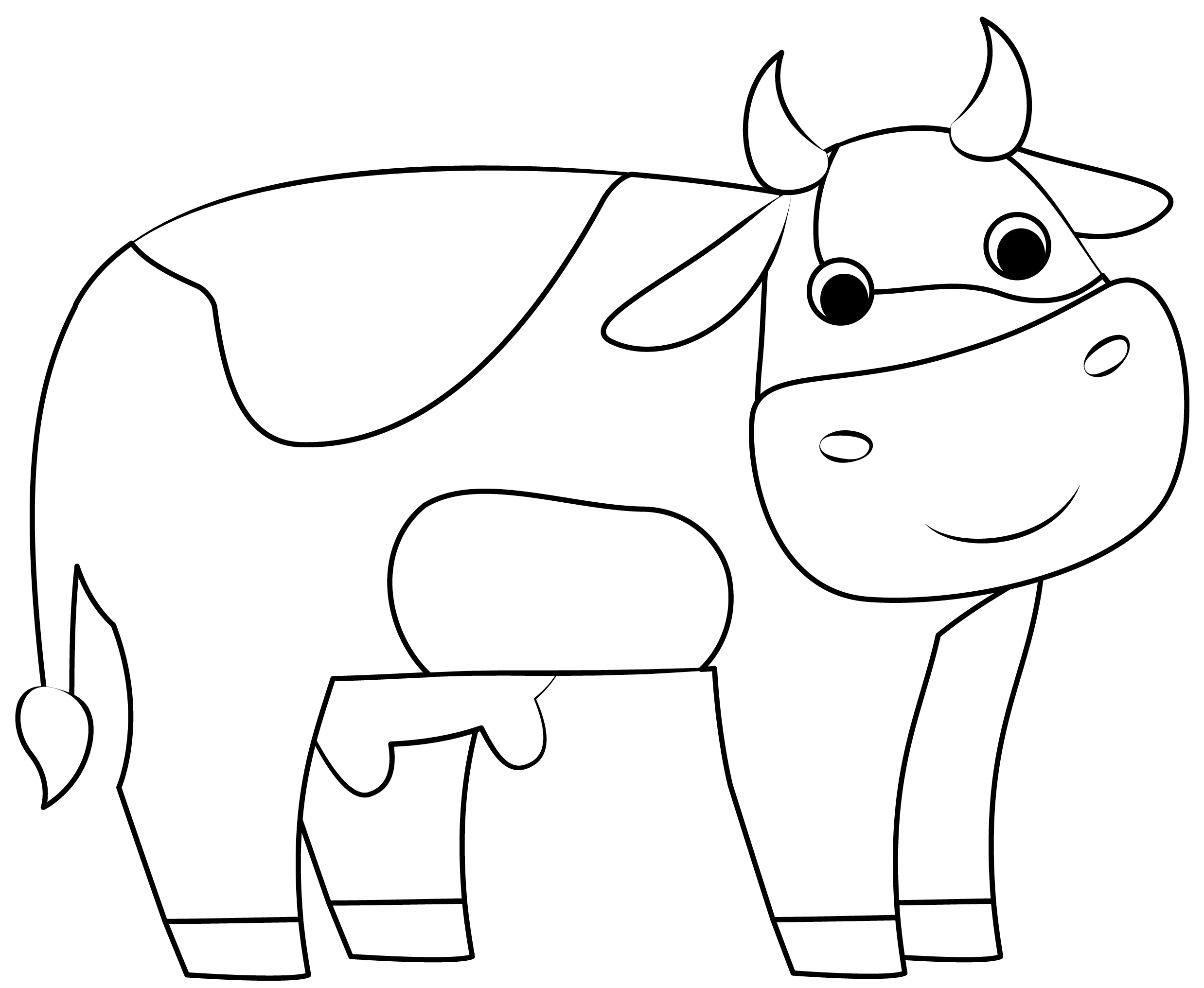 Cow Printable Template