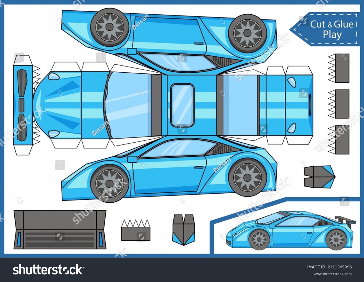 free paper car templates