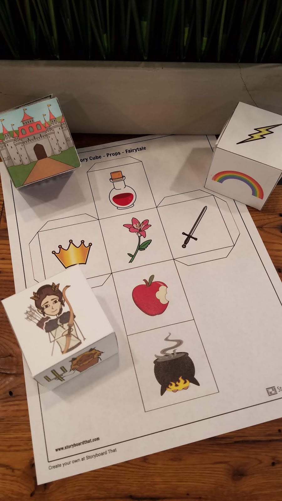 Create Printable Story Cubes On