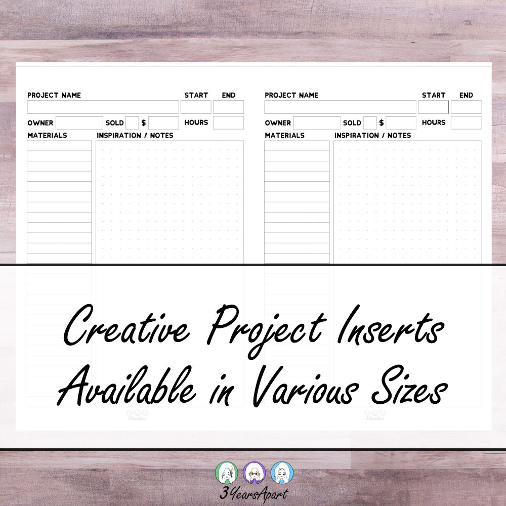 Creative Project Planner Inserts Free Creative Project Planner Inserts Free
