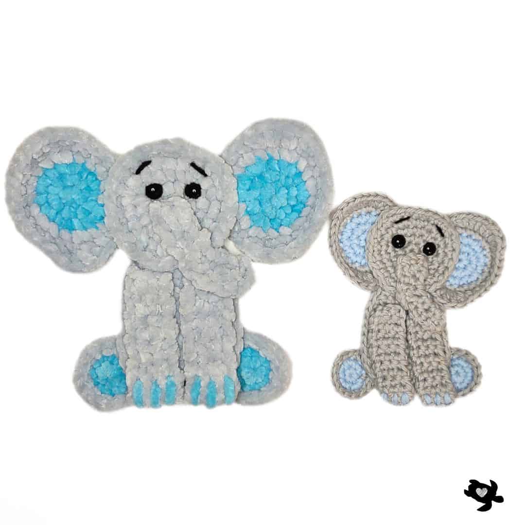 free printable elephant applique pattern