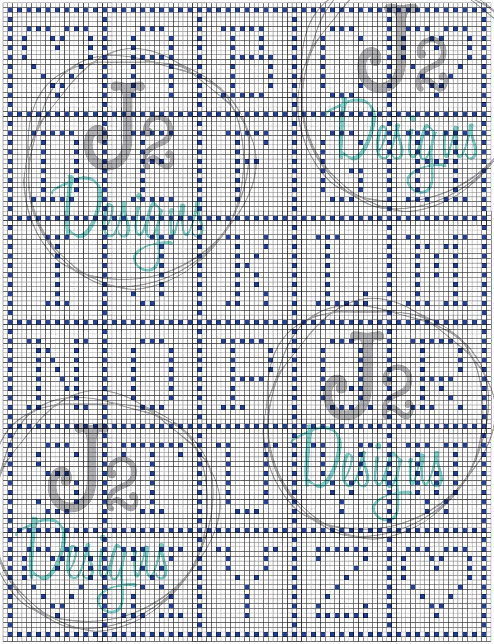 Crochet Bobble Stitch Alphabet Free Pattern