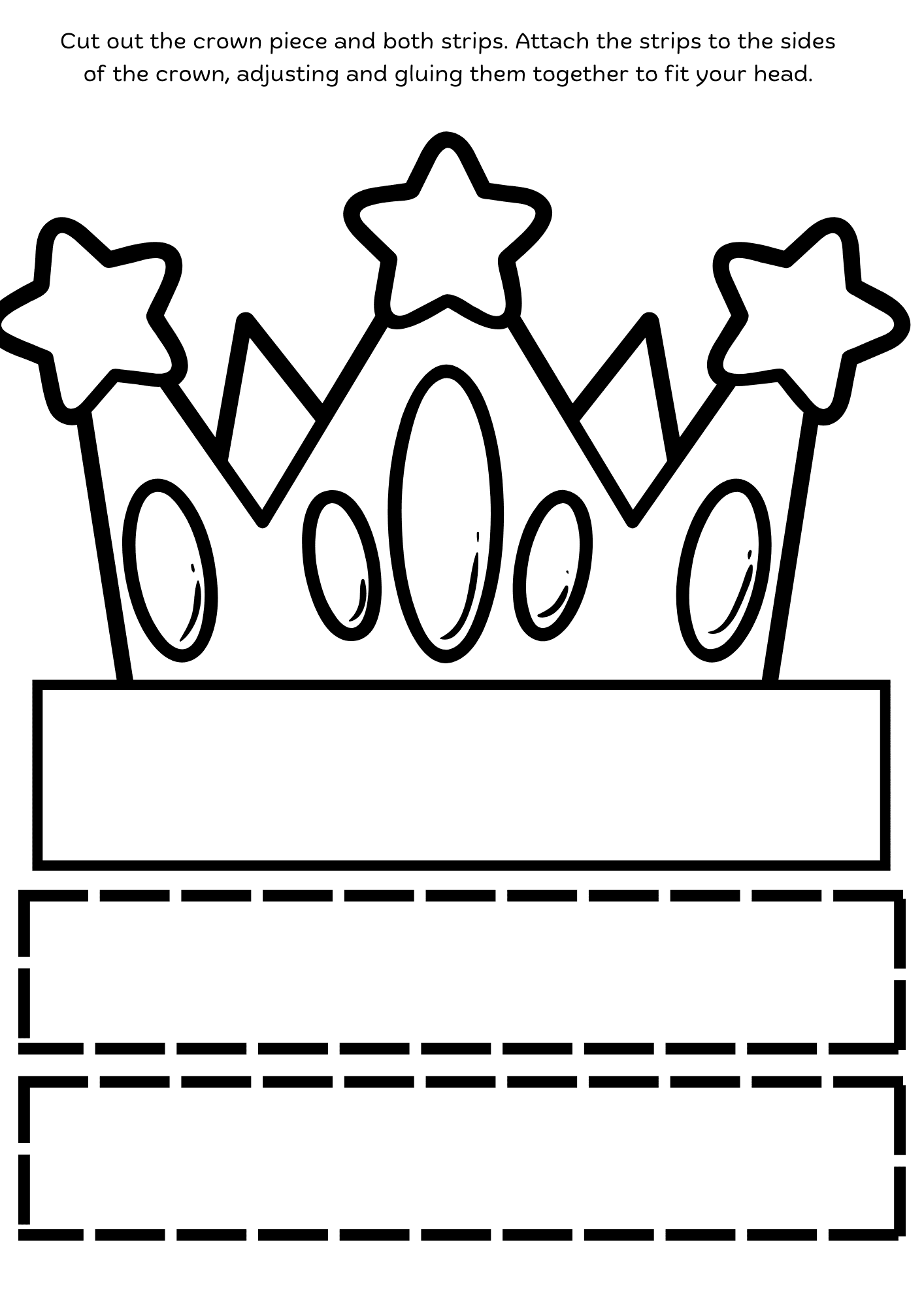 Crown Cut Out And Color Craft