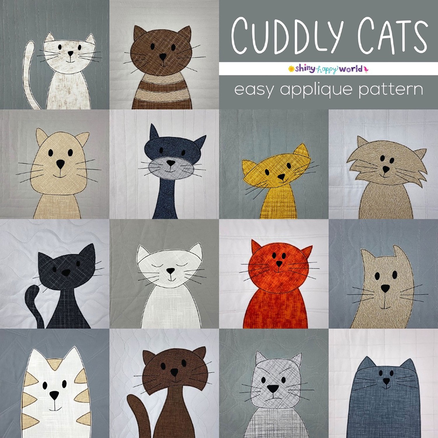 Cuddly Cats Quilt Pattern Download