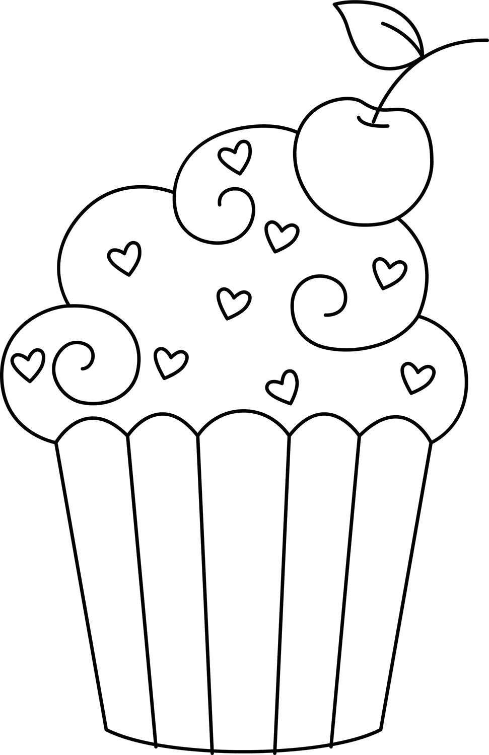 free printable birthday cupcake template free printable birthday cupcake template