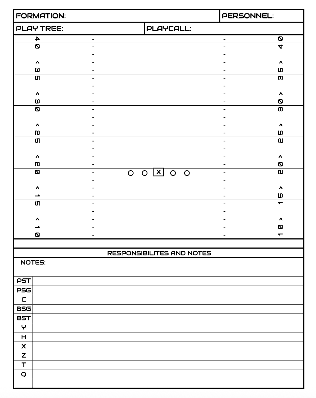 free football playbook template free football playbook template