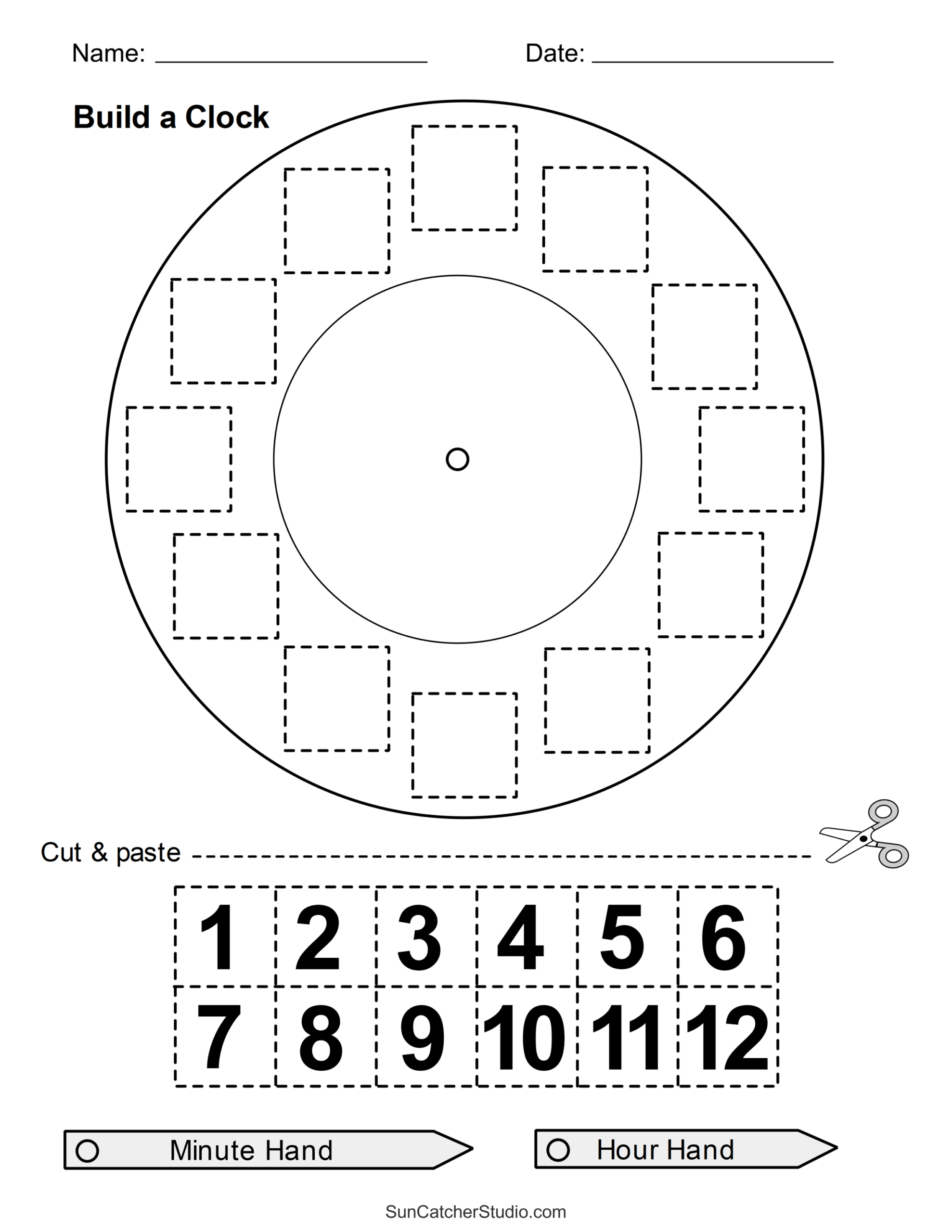 Cut And Paste Worksheets