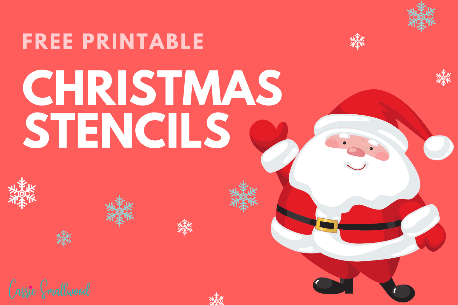 Cute Printable Christmas Stencils Cute Printable Christmas Stencils