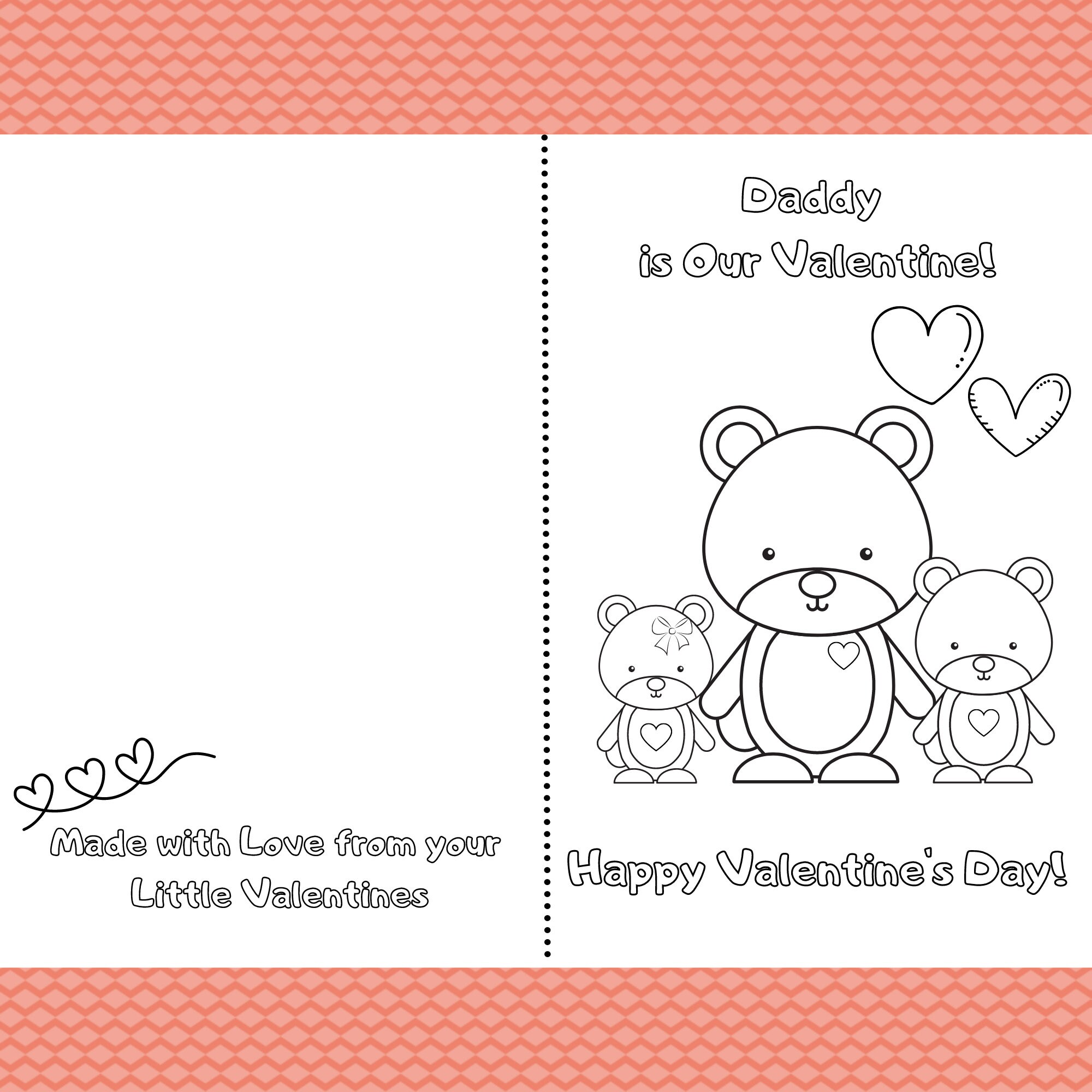 foldable printable valentine cards
