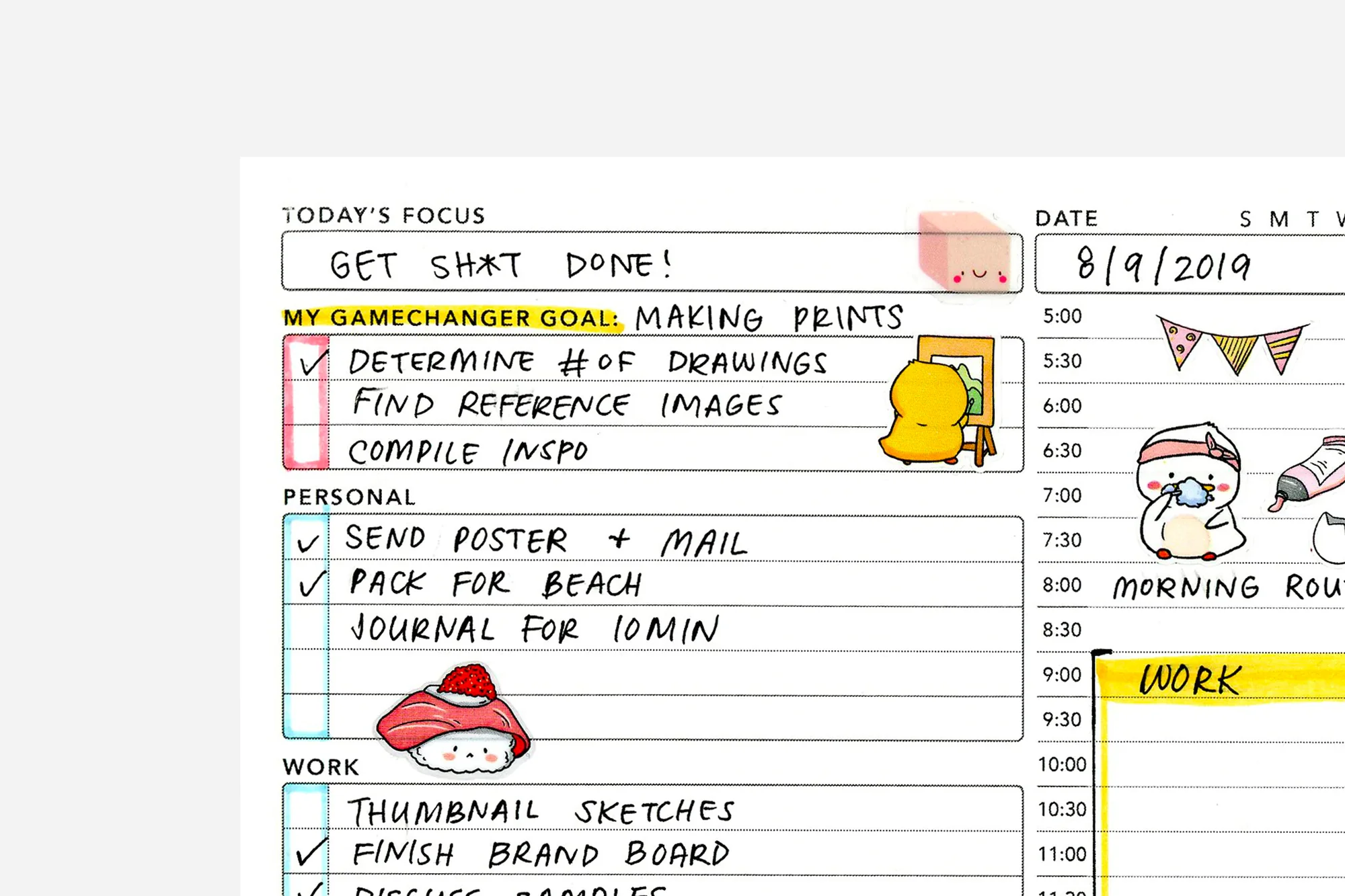 Daily Planner Pdf