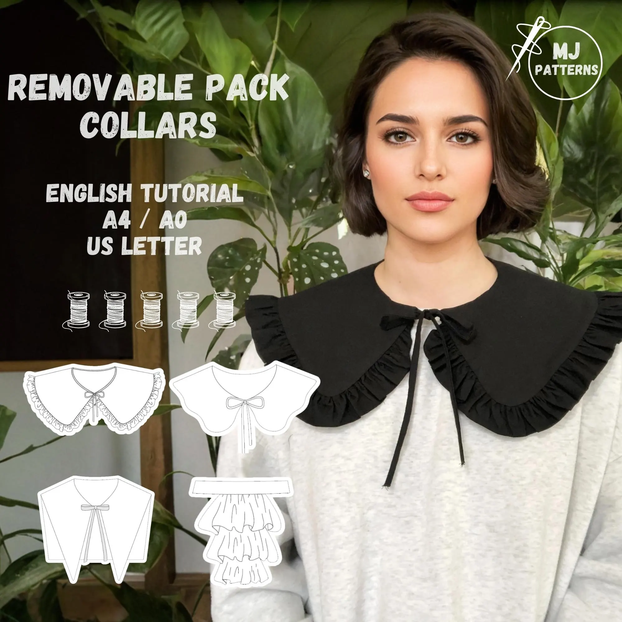 Detachable Collar Pack 4 Pdf Sewing