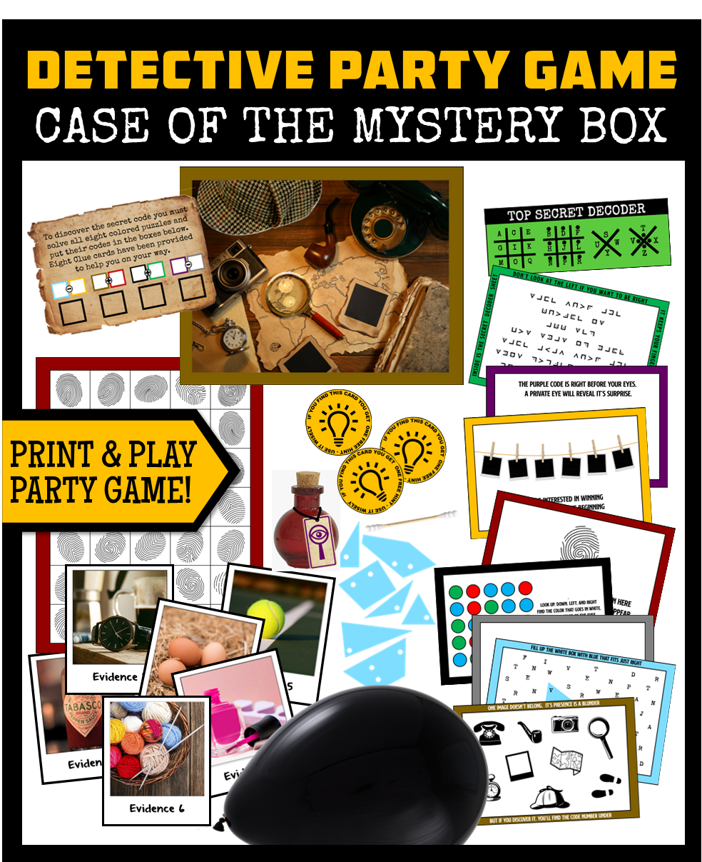 Detective Mystery Party Game