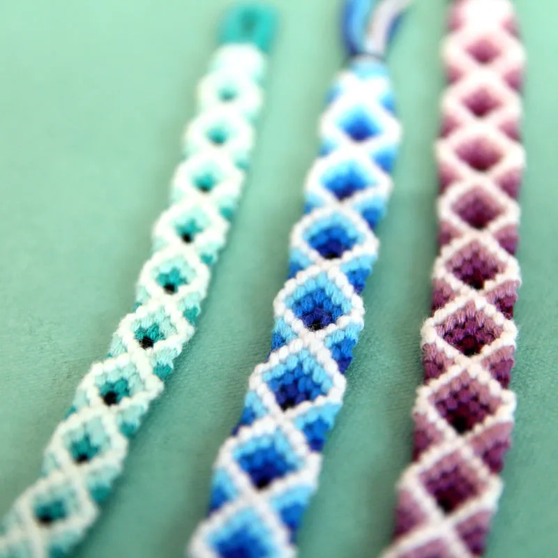 Diamond Friendship Bracelet Pattern