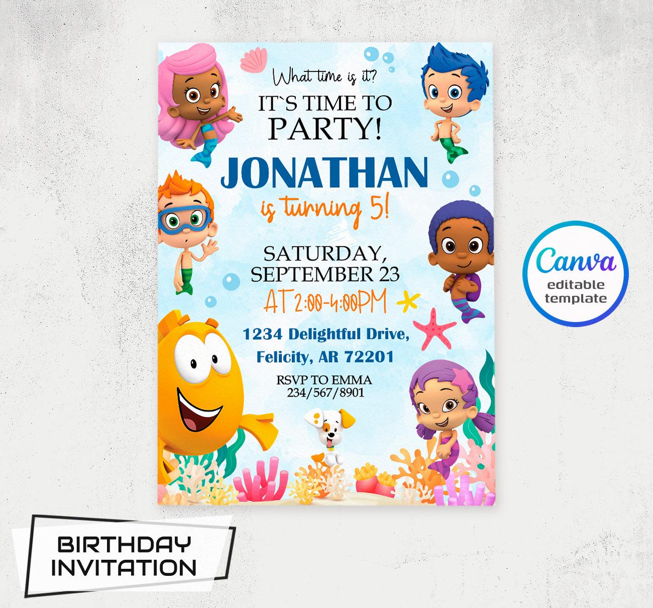 Digital Download Bubble Guppies