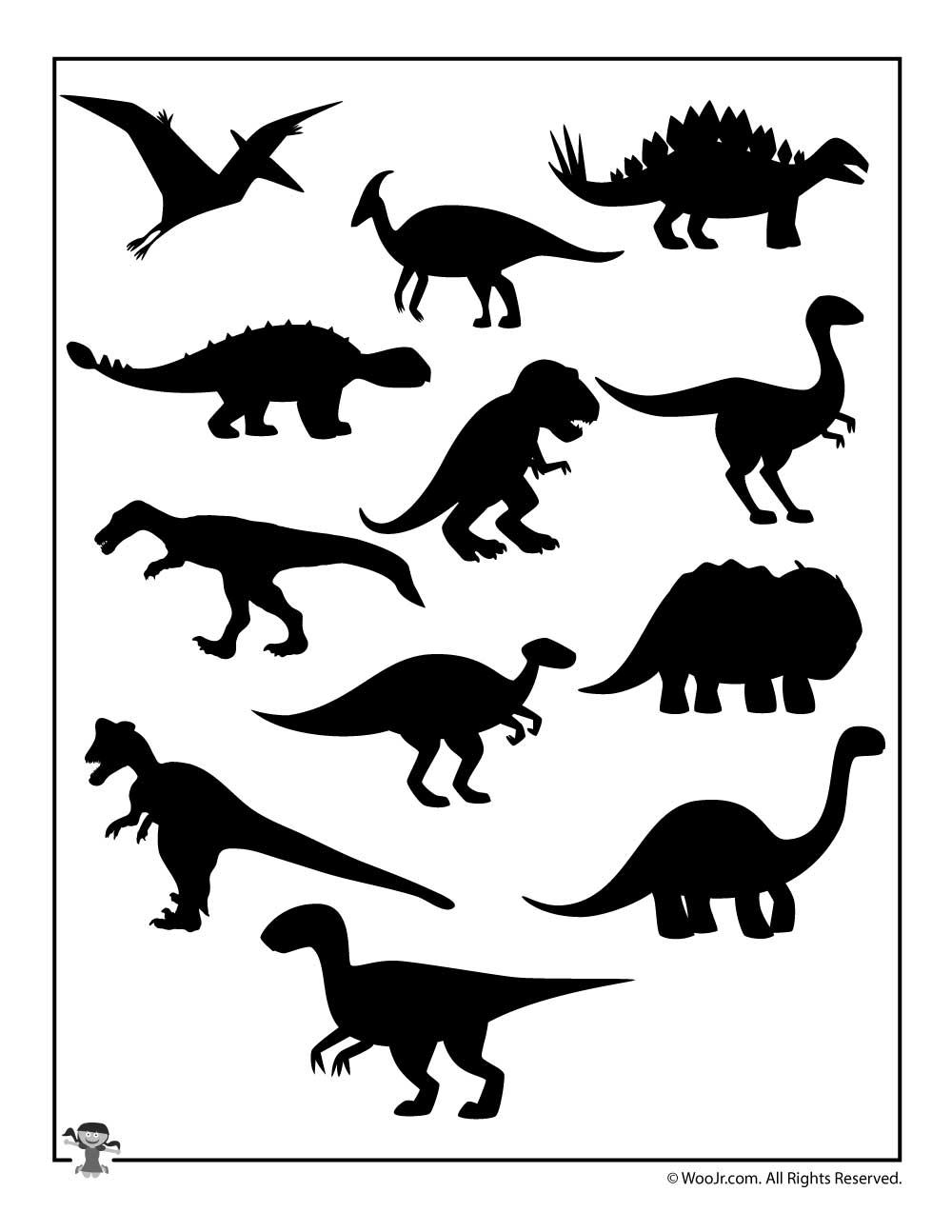 Dinosaur Templates And Printable Designs