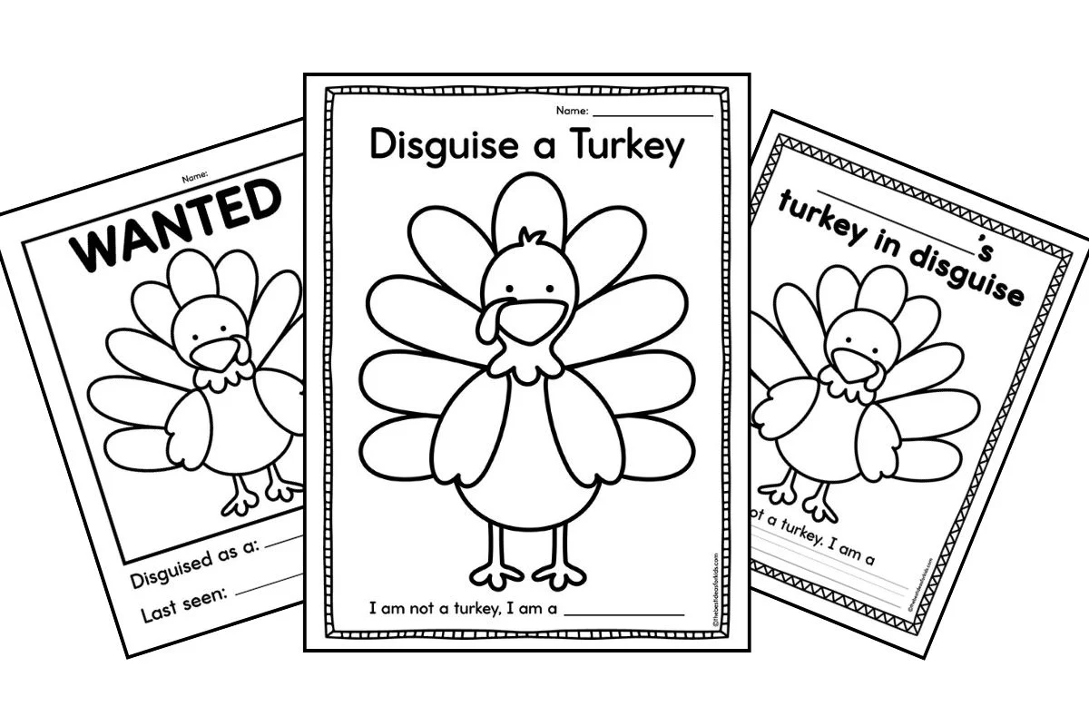 Disguise A Turkey Template