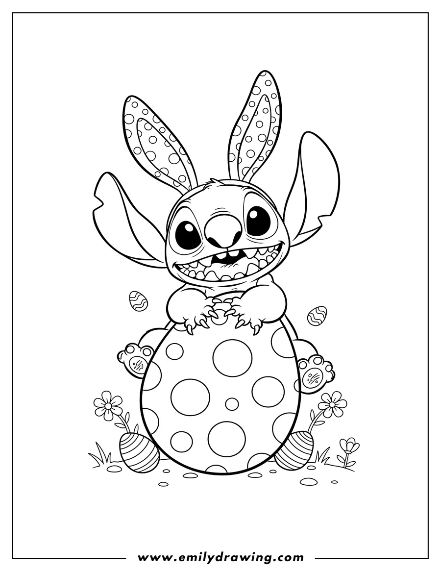 Disney Easter Coloring Pages