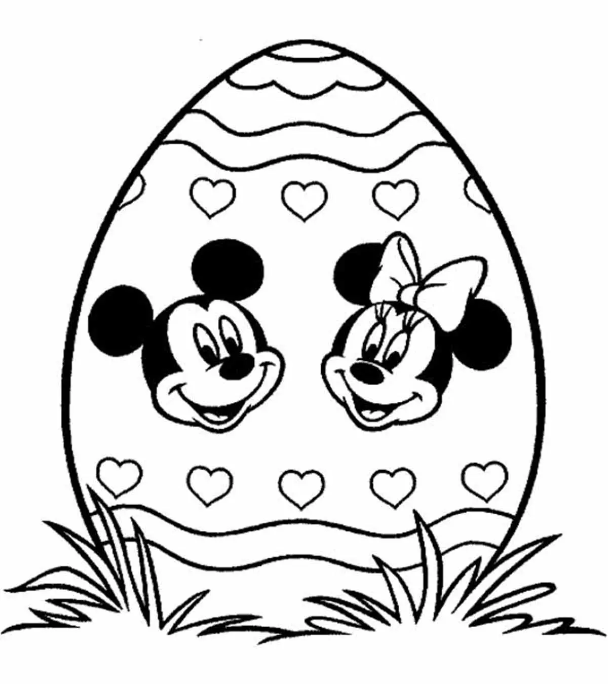 Disney Easter Coloring Pages For Your Toddler 0083235