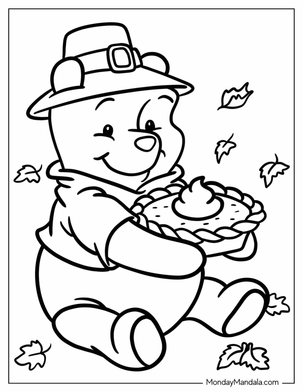 Disney Thanksgiving Coloring Pages